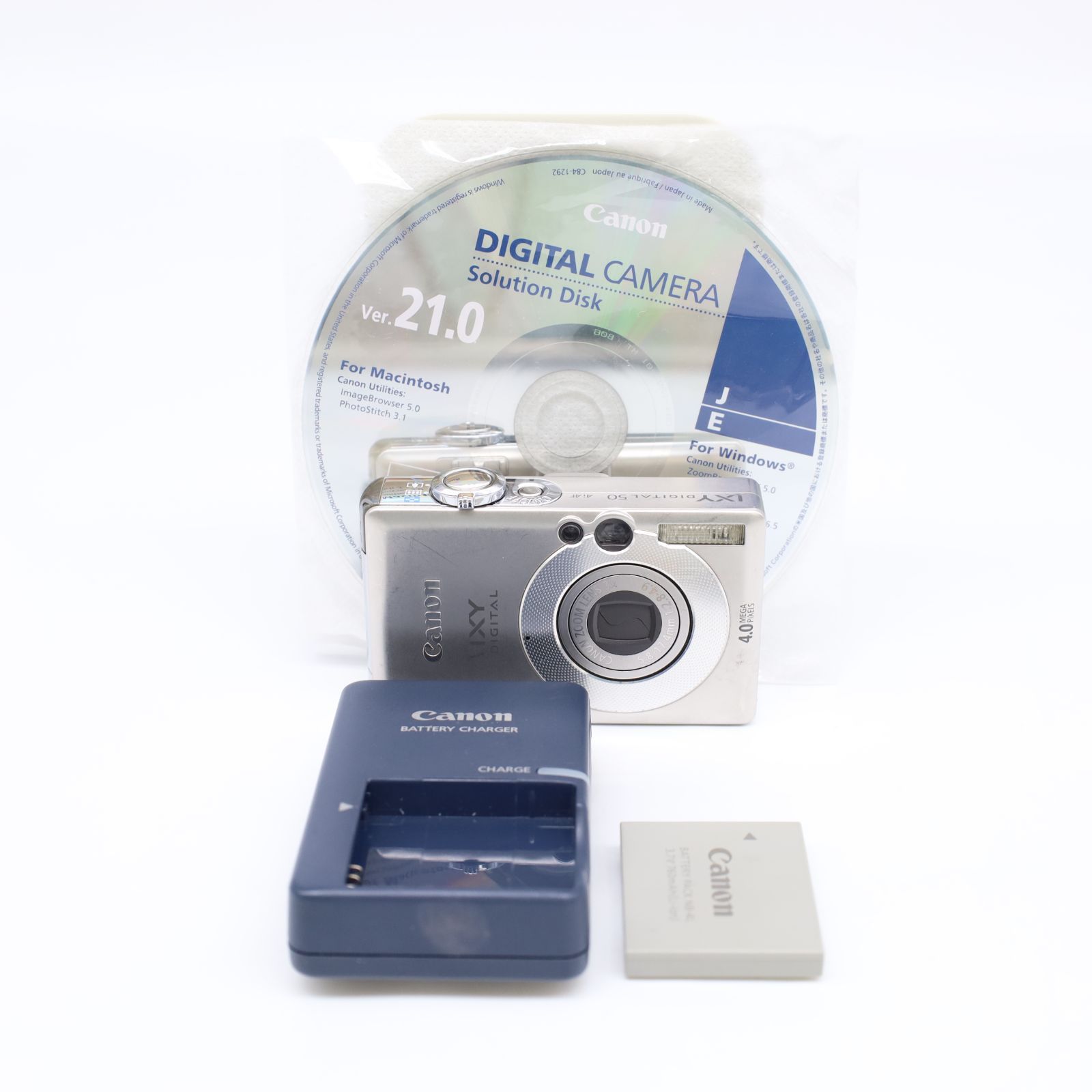 Canon キヤノン IXY Digital 50 コンパクトデジタルカメラ スタイリッシュボディで高画質撮影が