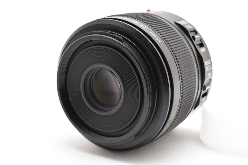 パナソニック Panasonic LEICA DG MACRO-ELMARIT 45mm F2.8 ASPH. MEGA O.I.S. H-ES045 一眼カメラ用レンズ 上品 A