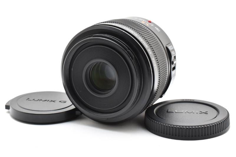 パナソニック Panasonic LEICA DG MACRO-ELMARIT 45mm F2.8 ASPH. MEGA O.I.S. H-ES045 一眼カメラ用レンズ 上品 A