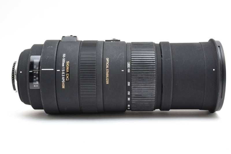 新品級 シグマ APO 150-500mm f5-6.3 DG ニコン B586 シグマ SIGMA APO 150-500mm F5-6.3DG OS HSM (ニコン F用) 一眼カメラ