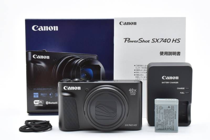 Canon PowerShot SX740 HS Black 20.3MP Compact Digital Camera A