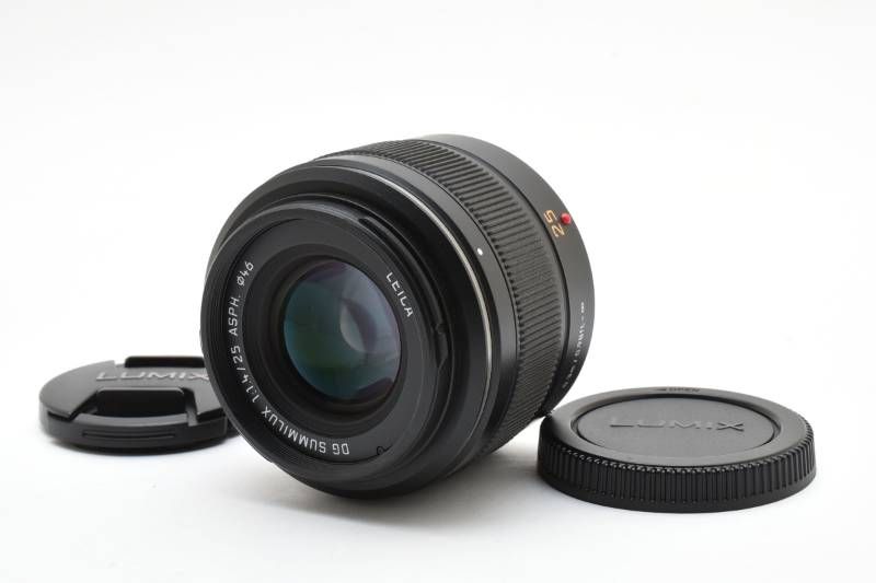 Panasonic LEICA DG SUMMILUX 25mm F1.4 ASPH. H-X025 マイクロフォーサーズマウント 上品 A
