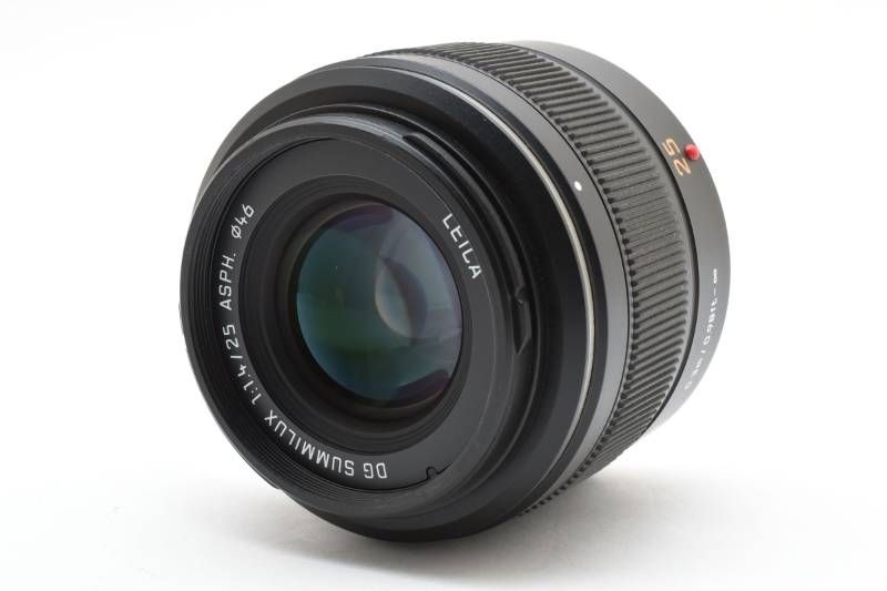 Panasonic LEICA DG SUMMILUX 25mm F1.4 ASPH. H-X025 マイクロフォーサーズマウント 上品 A