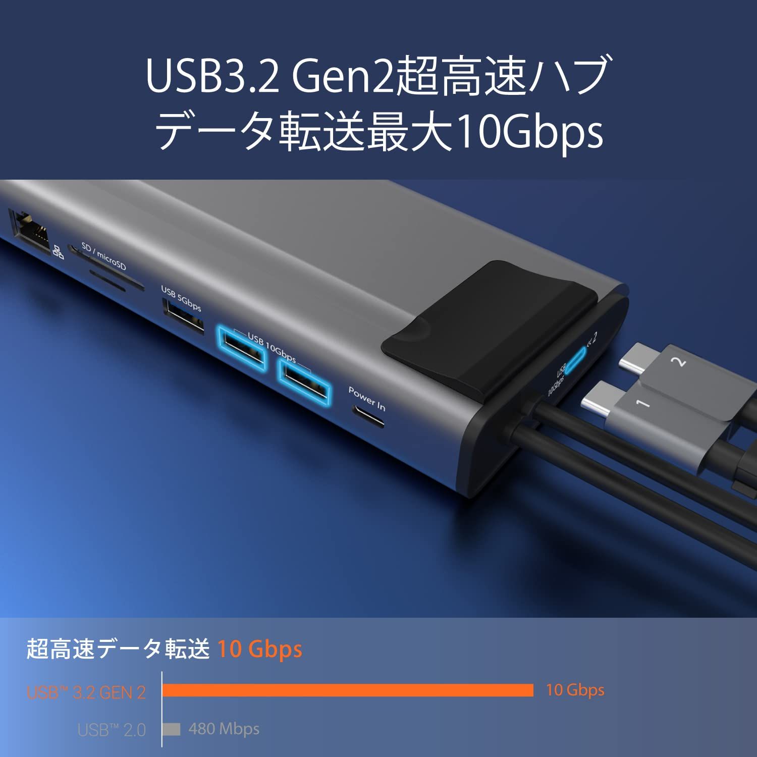 j5create USB-C 12-in-1 Dual Display デュアル4K60ドッキングステーション 内蔵M.2 SSDスロット HDMI DisplayPort 10Gbps USB-A PD 100W イーサネット SD TF For Ma WWW_OPDRERGINERDOGAN_COM