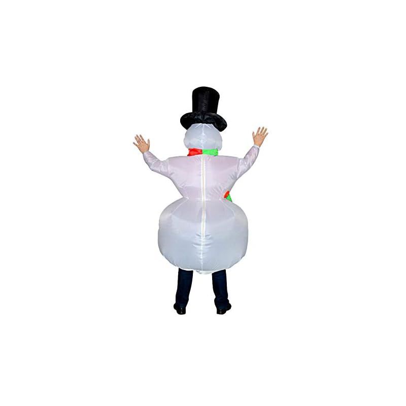 【新品】 [Mskikefly] クリスマス コスチューム 人形 雪だるま コスプレ 衣装 面白い インフレータブル コスチューム 仮装 コスプレ ツリー 大人 着ぐるみ 可愛い サンタ衣装 送風機付き 膨張式 忘年会 イベント 文化祭 学園祭 クリスマス 1