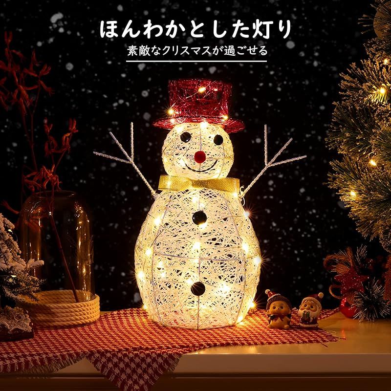 新品】 デコレーションライト Lewondr デスクライト 雪だるまモチーフ