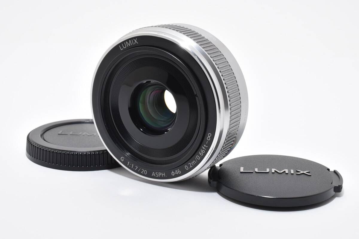 パナソニック PANASONIC LUMIX G 20mm F1.7 II ASPH. シルバー L10 6615