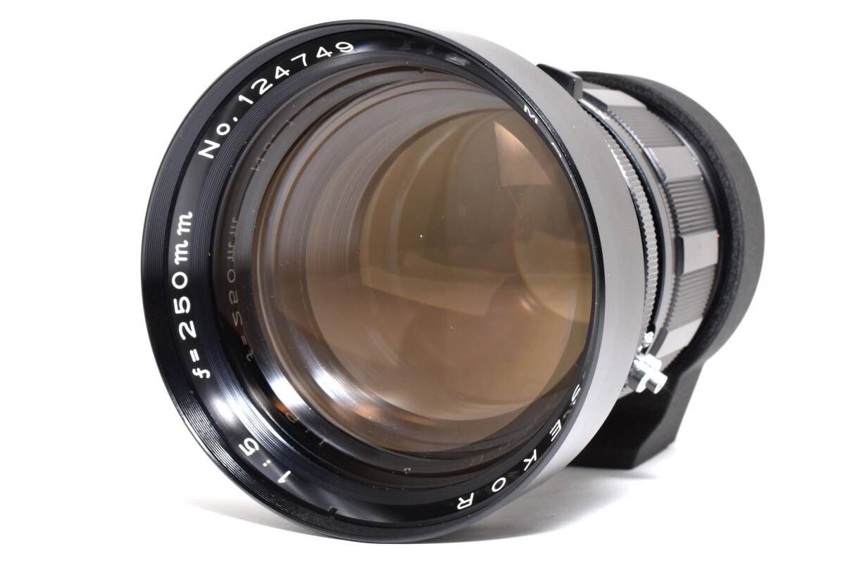 マミヤ MAMIYA-SEKOR 250mm F5 マミヤプレス ケース付き 3638W1131 022