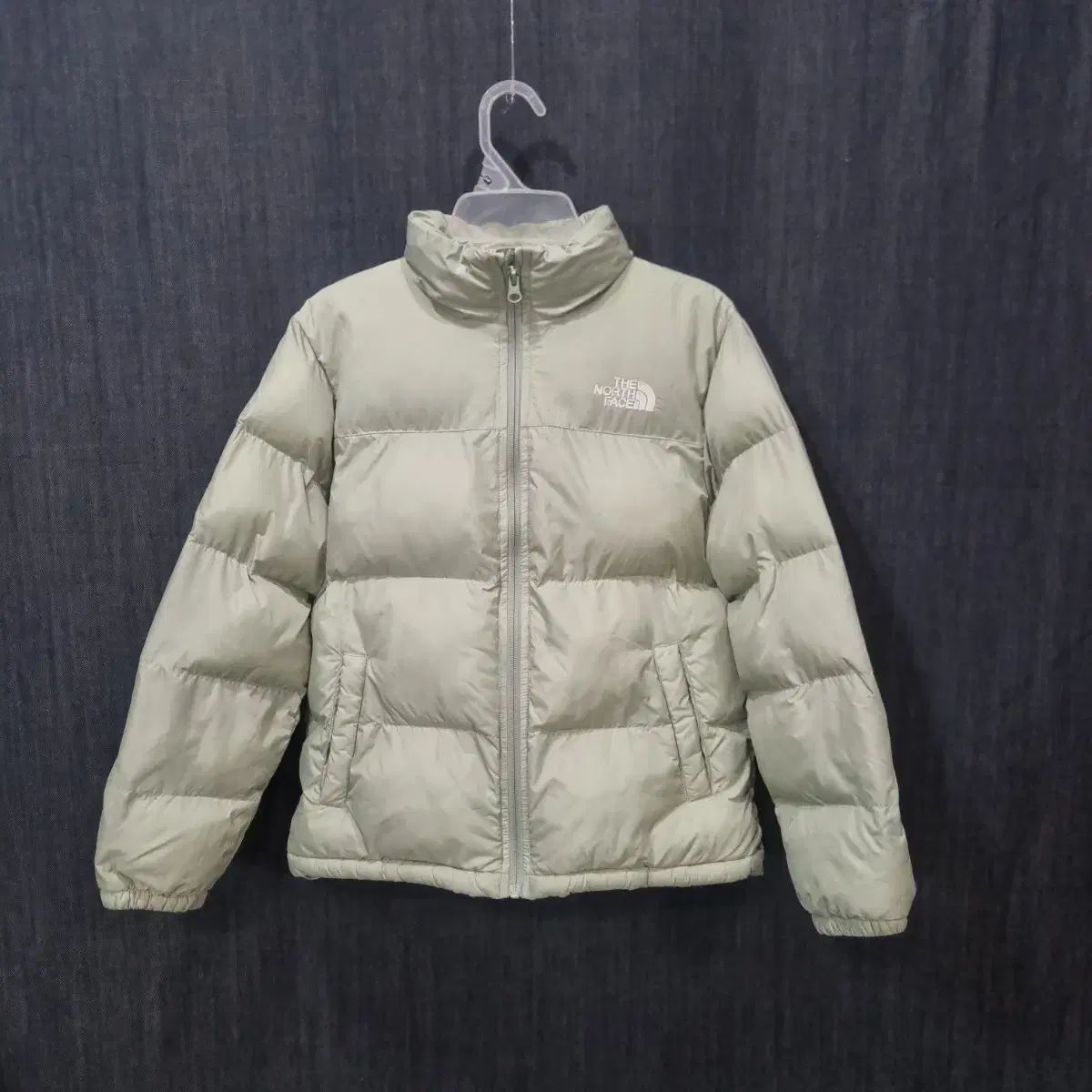 キッズユニセックス 150 THE NORTH FACE ザノースフェイス グリーン ダウンジャケット 状態良し