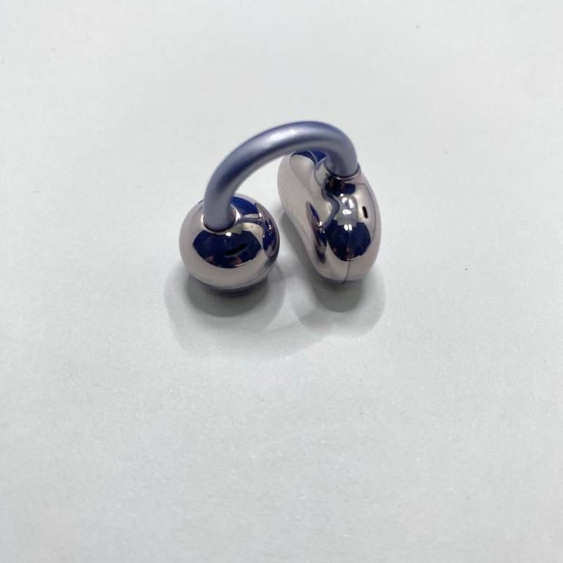 動作 済 HUAWEI ファーウェイ FreeClip T0017C パープル ワイヤレスイヤホン 片耳 両耳兼用 スペア 交換用