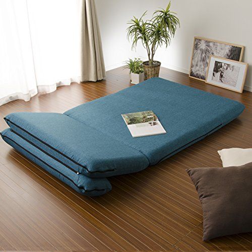  セルタン 幅約109 cm カバーが洗える MORIITO モリート タスクブルー 高反発 DMT 3-585 BL その他 フェイスケア