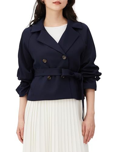 ミッシュマッシュ ジャケット NAVY S レディース