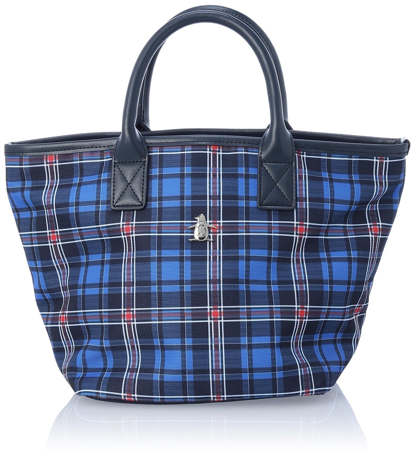 マンシングウェア カートバッグ タータンチェック 日常使い おしゃれ ゴルフ MQAXJA46 NVML ネイビーマルチ