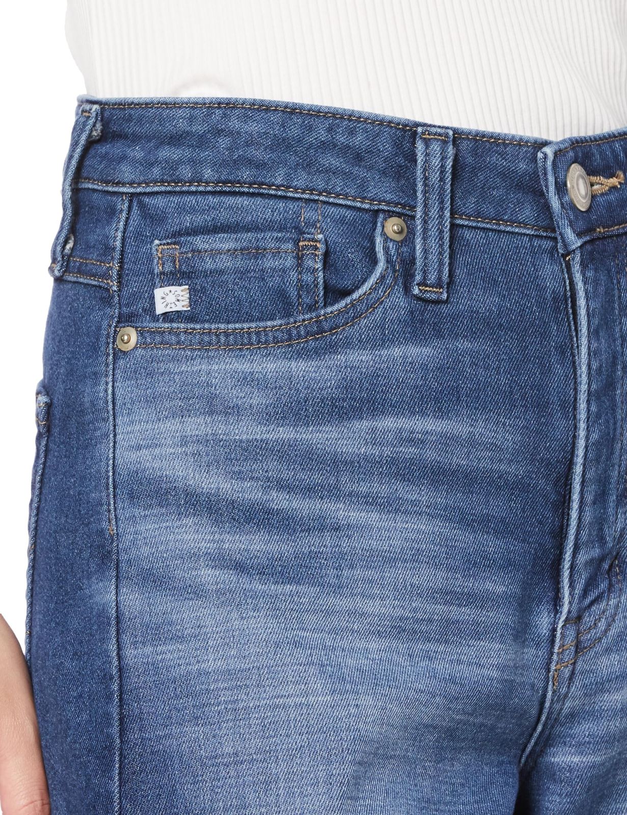  サムシング カジュアルパンツ BODY FIRE WIDE レディース ミッドブルー その他 フェイスケア