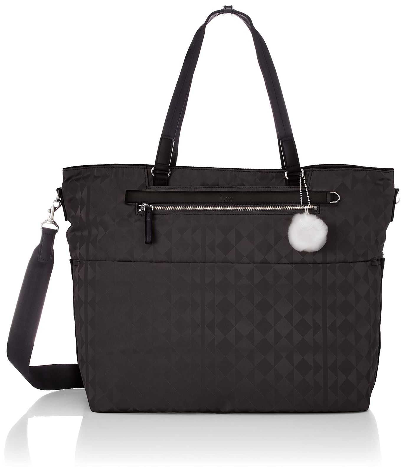 カナナ プロジェクト ボストンバッグ 日帰り 1泊 ショルダーベルト着脱可 トートバッグ B4収納可 カナナモノグラム2nd 67345 レディース ブラック