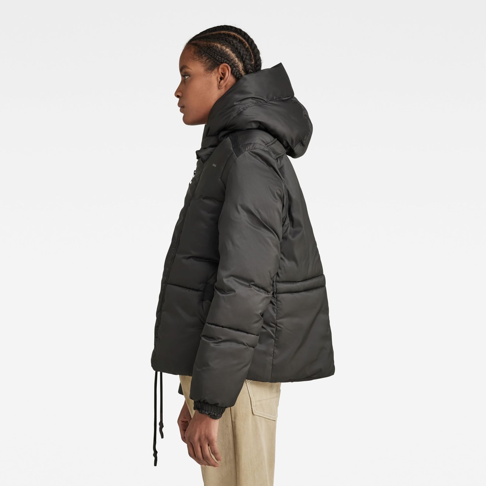 ジースターロゥ ジャケット アウター 中綿 パデッド 撥水 レディース レギュラーフィット ブラック G - Whistler short pdd Jkt wmn D 22170-D 199-6484-M