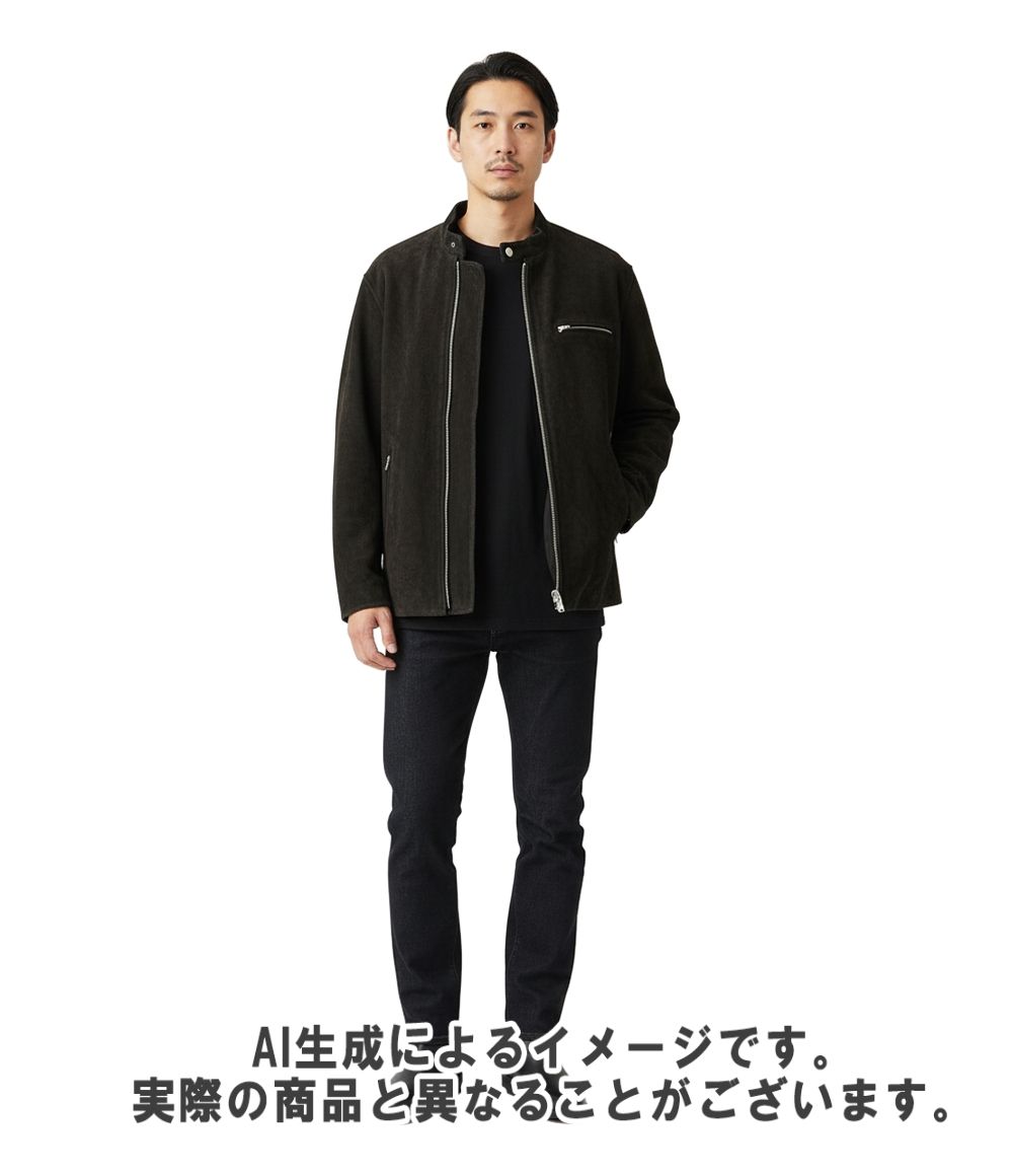 グラフペーパー ライダースジャケット スエード メンズ SIZE 1  