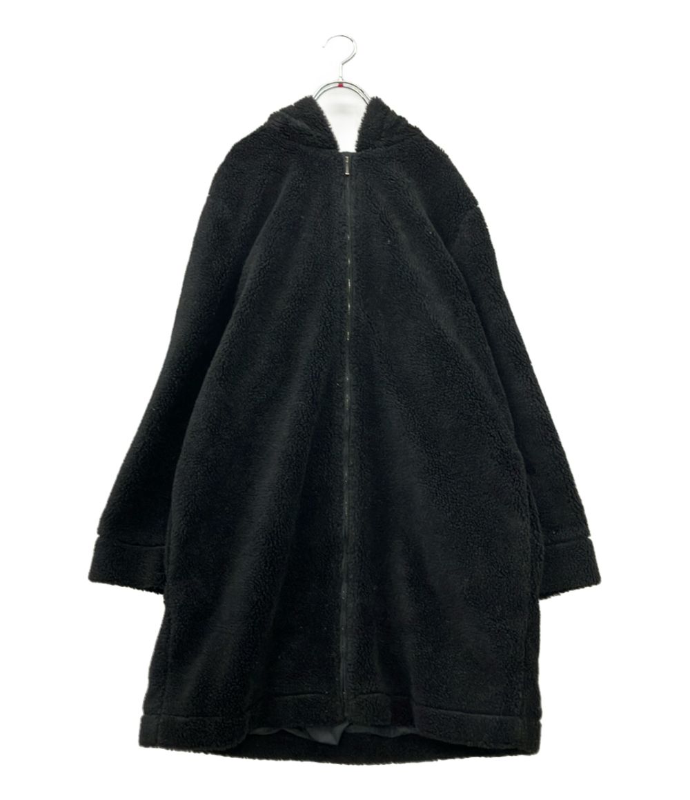 マリナリナルディ フーデッドコート ボア ダブルジップ レディース