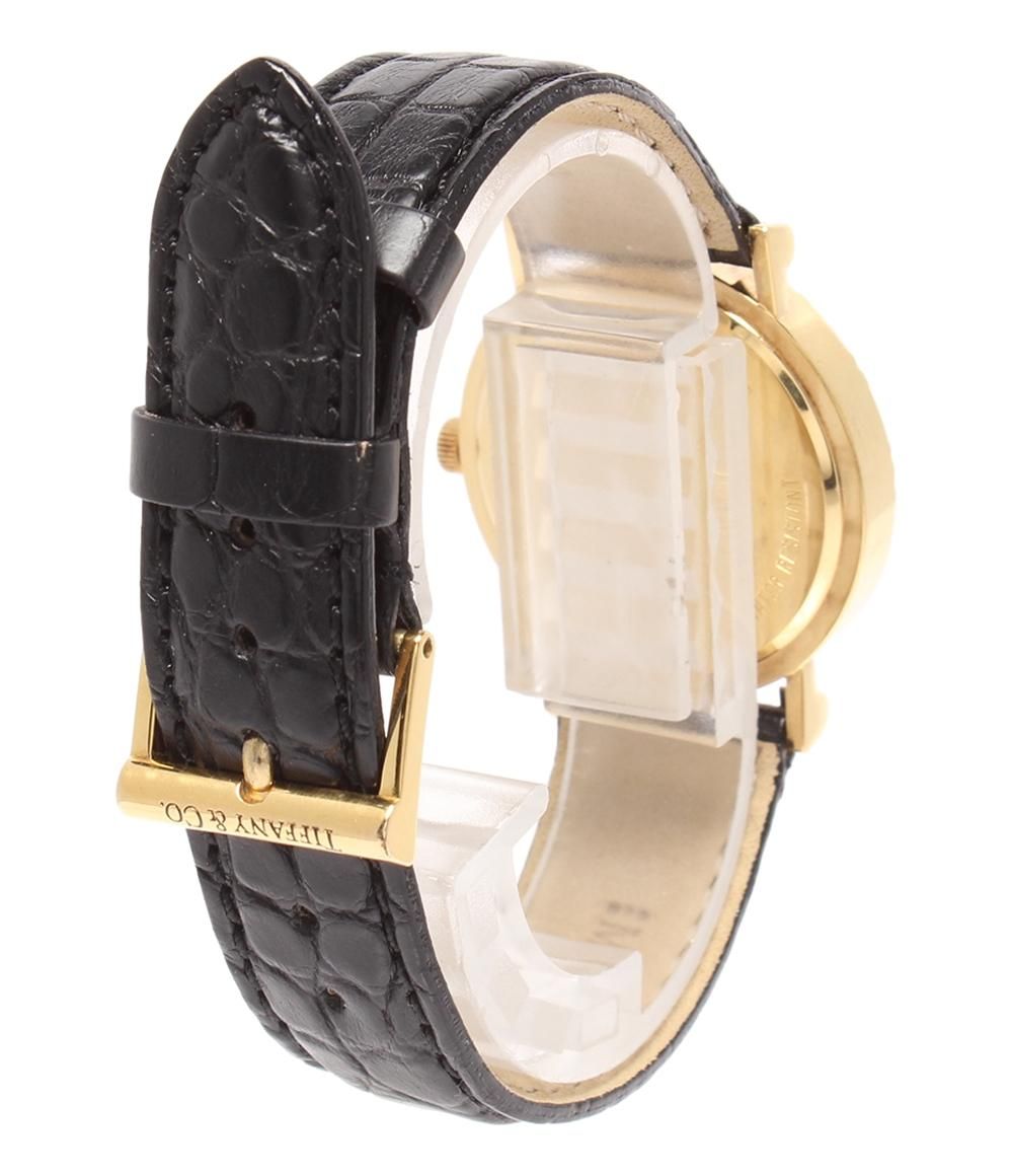  ティファニー 腕時計 18 K アトラス M 6030 クオーツ ゴールド レディース TIFFANY-Co その他 時計