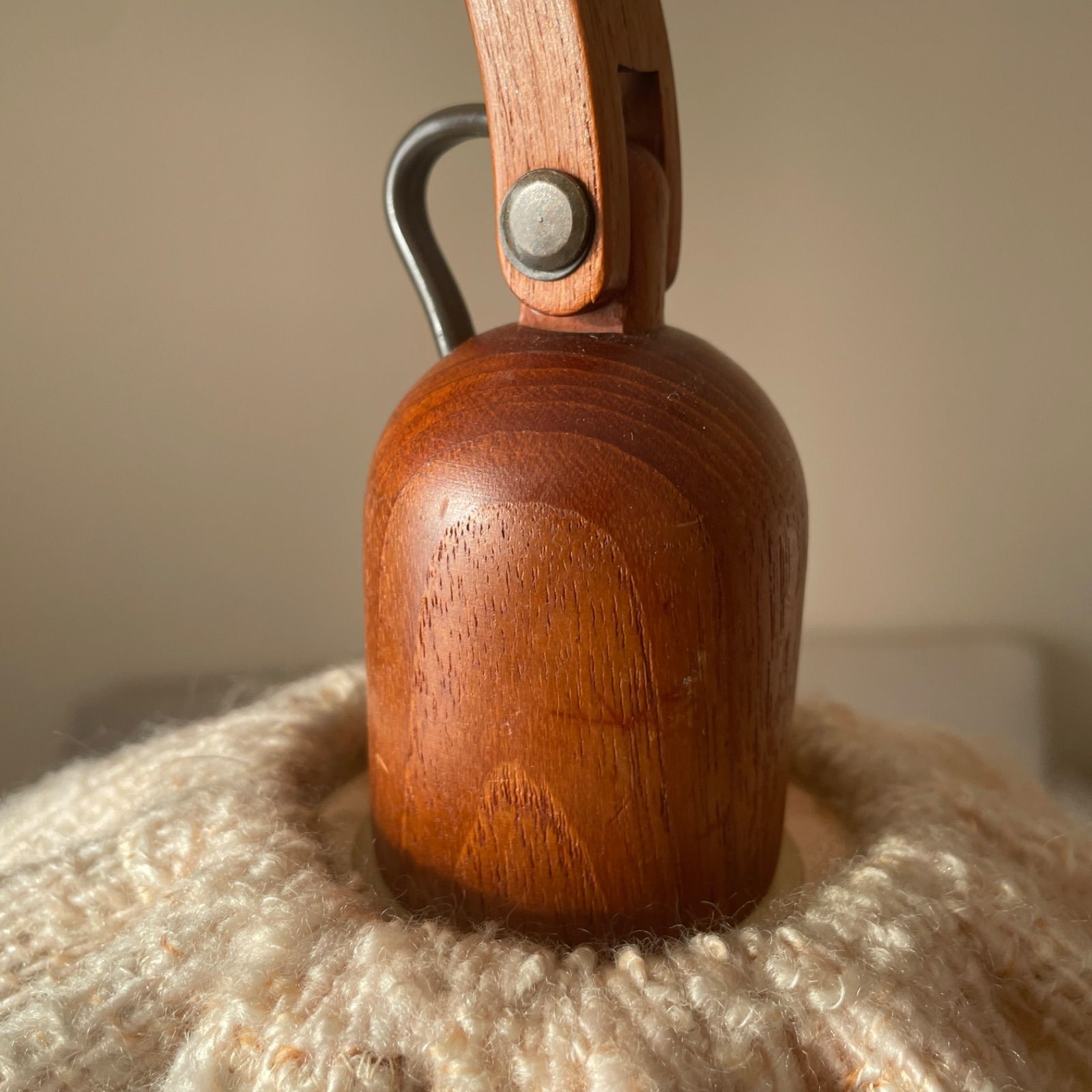 貴重な2灯】ドイツ製 DOMUS ドムス チーク材 フロアランプ スタンド