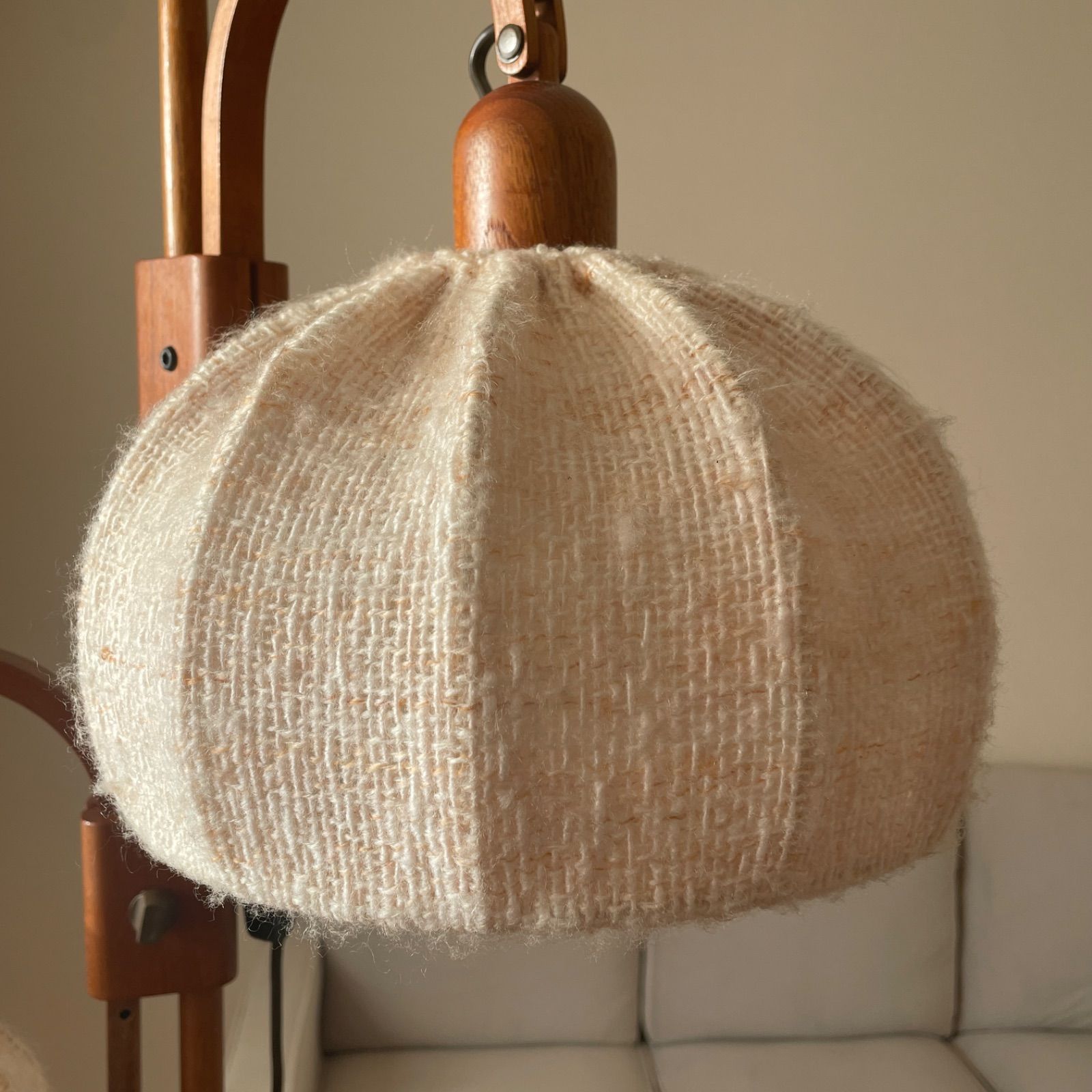 貴重な2灯】ドイツ製 DOMUS ドムス チーク材 フロアランプ スタンド