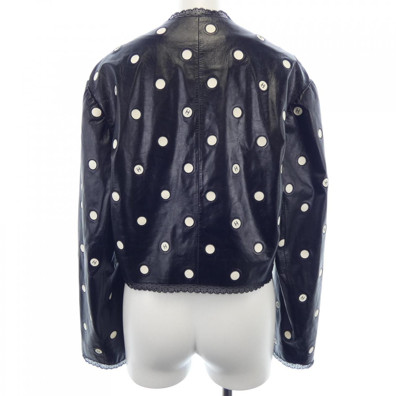 シャネル CHANEL P74904C66536 レザージャケット - メルカリ