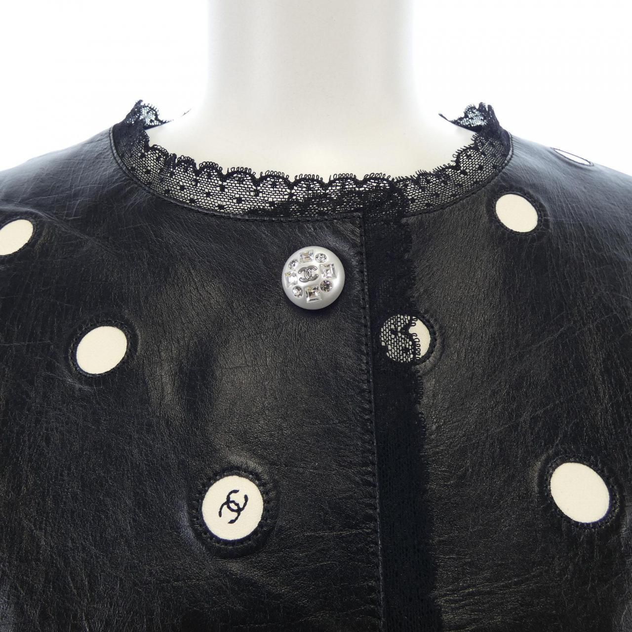 シャネル CHANEL P74904C66536 レザージャケット - メルカリ