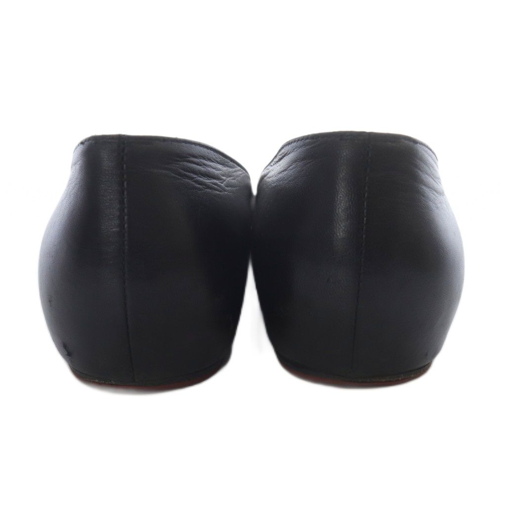 ポインテッドトゥ フラットパンプス