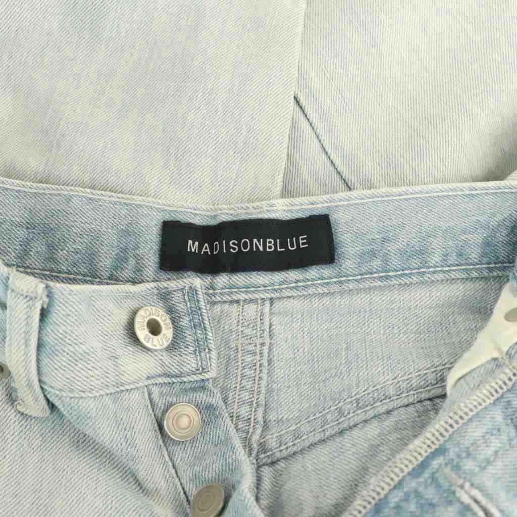  マディソンブルー ボタンフライ デニムパンツ ジーンズ 01 S ライトブルー ES OS デニム ジーンズ パンツ