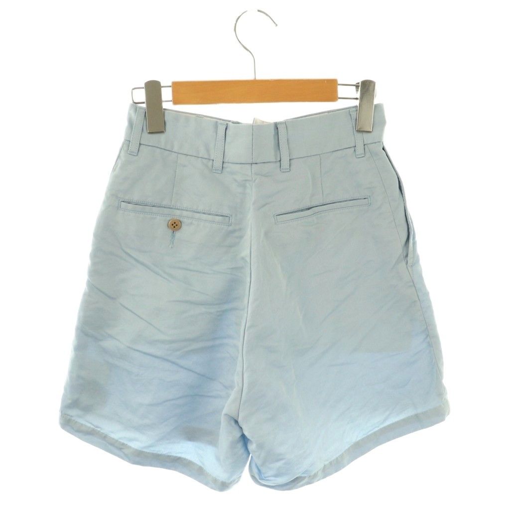 マディソンブルー MADISONBLUE C LI FLARE SHORT ショートパンツ リネン混 00 XS ライトブルー ES OS