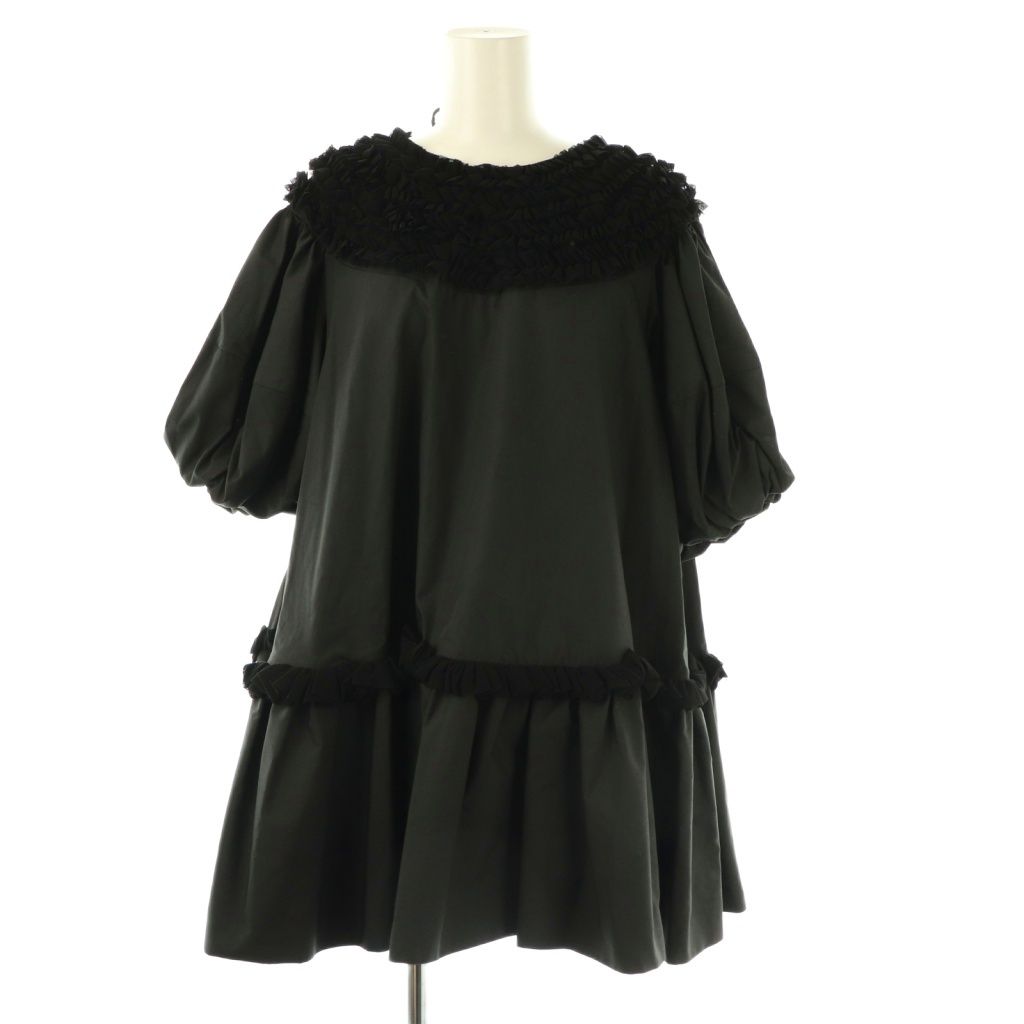 RosyMonster ロージーモンスター gorgeous mini frill tunic チュニック F ブラック DO OS