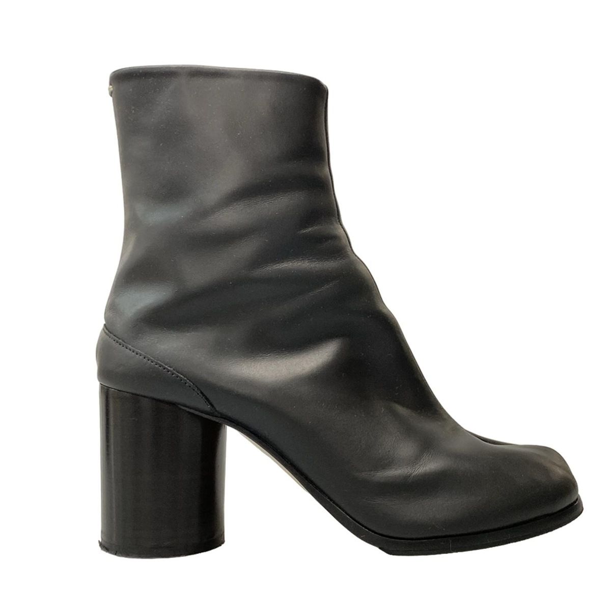  Maison Margiela メゾンマルジェラ ショートブーツ 38 レディース - 黒 タビ アウトソール張替済 レザー ブーティ ブーツ