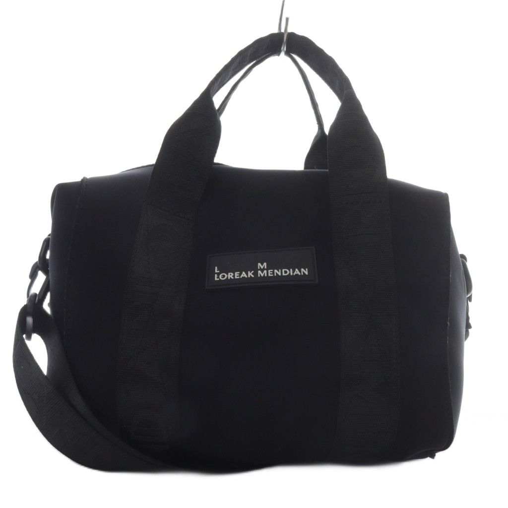 エーピーストゥディオ AP STUDIO ロ ックメンディアン 24 AW ボストンバッグ ハンドバッグ ショルダーバッグ 2 way 斜め掛け ブラック YO 29