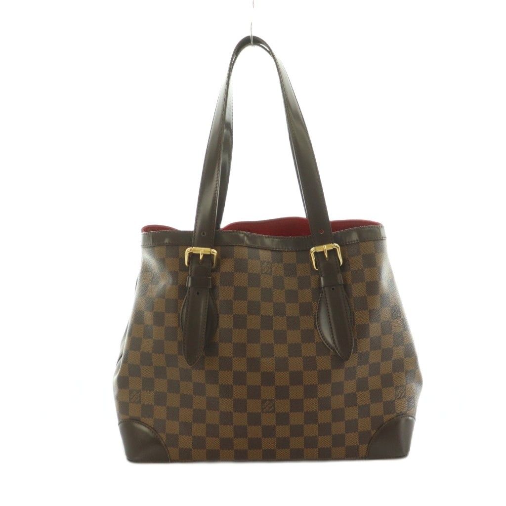 ルイヴィトン LOUIS VUITTON ダミエ ハムステッドMM トートバッグ ブラウン 茶色 N51204 MI OS OH