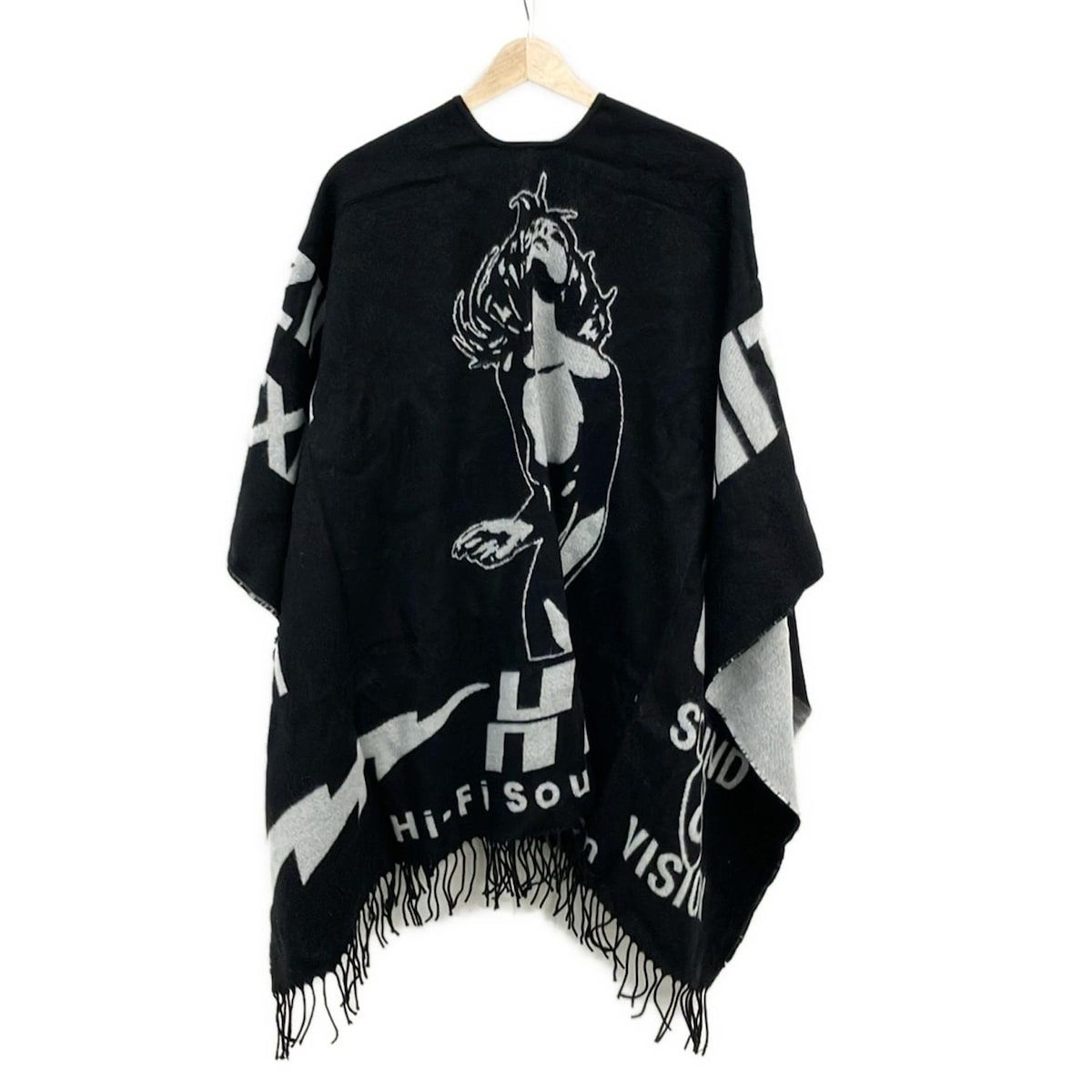 HYSTERIC GLAMOUR(ヒステリックグラマー) ストール(ショール)美品 - 黒