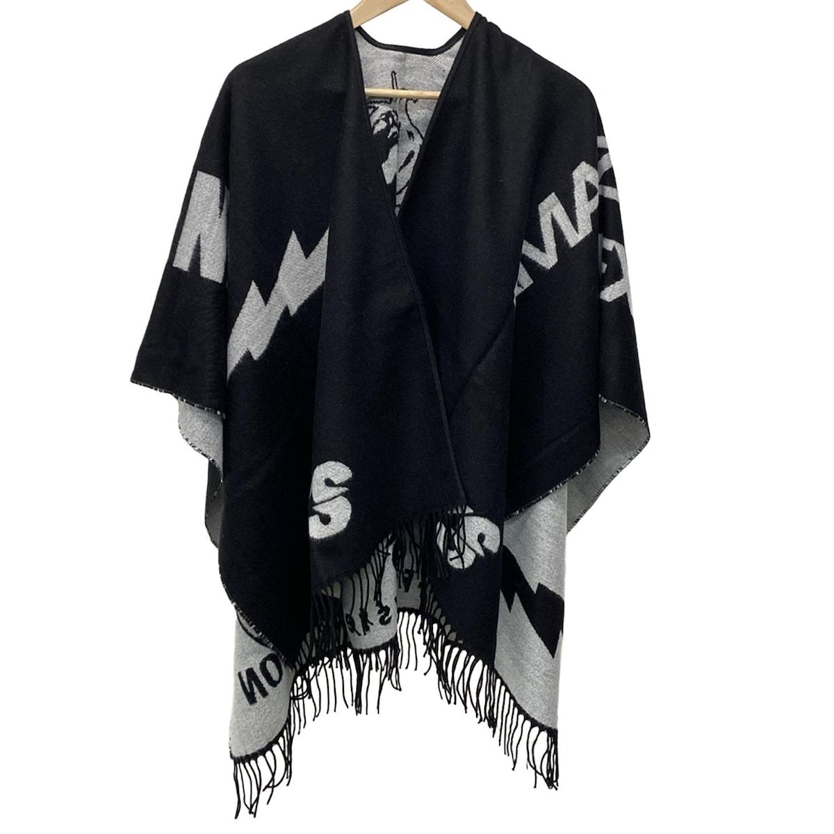 極美品⬛︎ヒステリックグラマー⬛︎ポンチョ⬛︎大判ストール⬛︎ギターガール⬛︎ユニセックス 極美品⬛︎ヒステリックグラマー⬛︎ポンチョ⬛︎大判ストール