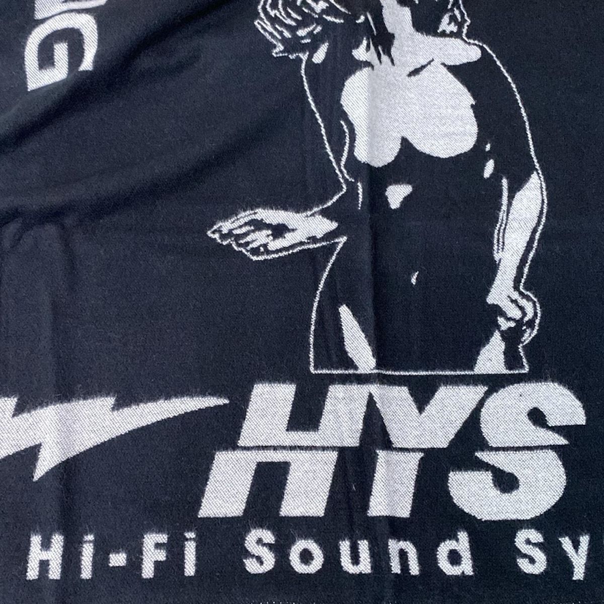 HYSTERIC GLAMOUR(ヒステリックグラマー) ストール(ショール) - 黒×白