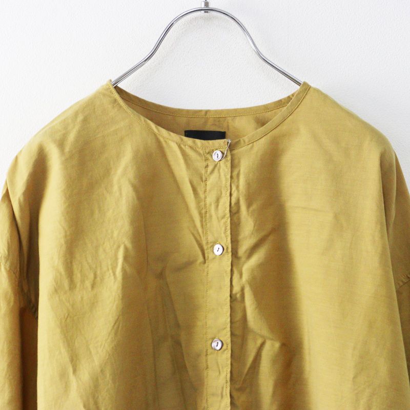  メゾンドソイル maison de soil COTTON SILK PLAIN SHIRT プルオーバーシャツ 1┃ 長袖 シャツ ブラウス