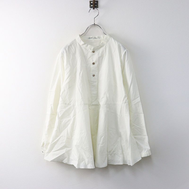 2025SS パラスパレス Pal las Palace スタンド フ シャツ ブラウス 0｜オフホワイト トップス 2400014673876