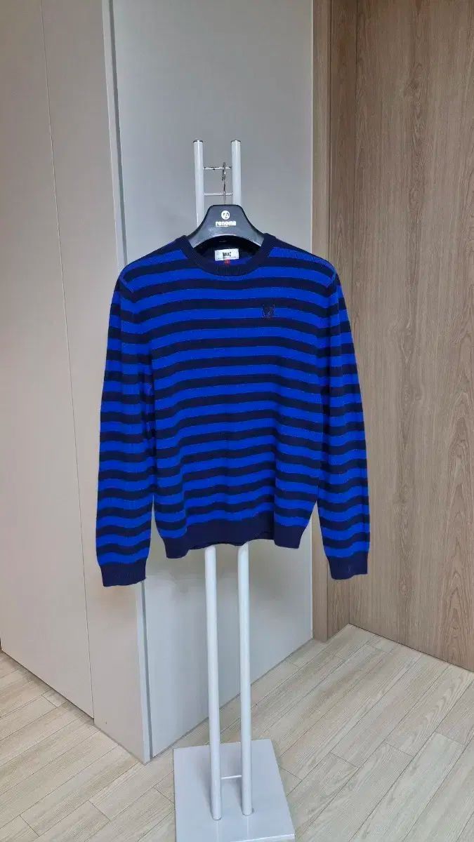 WAACゴルフレディースストライプリブカシミアニット 95 100