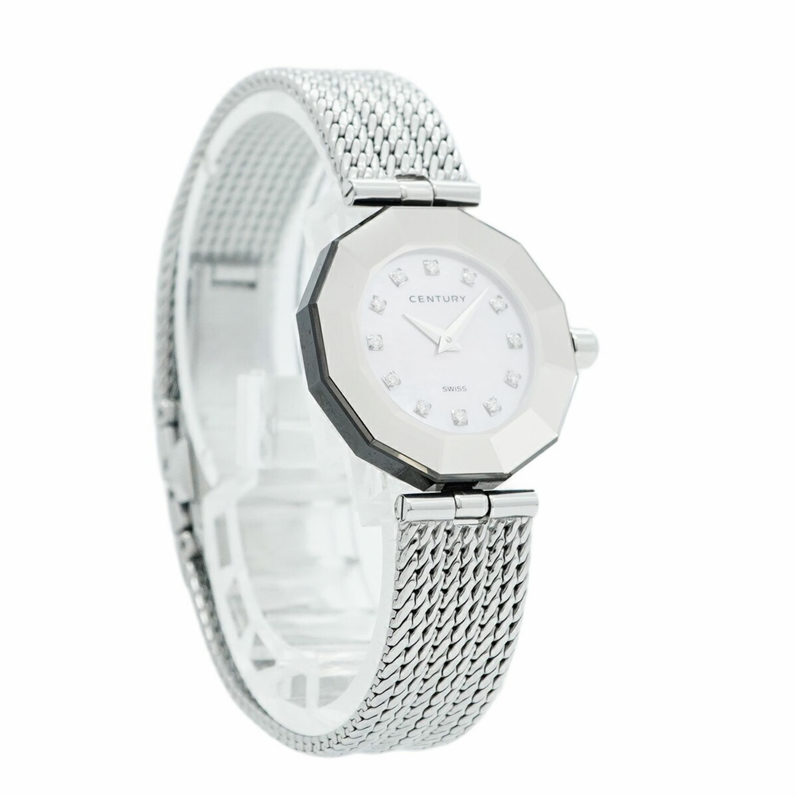 タイムジェム ピンク文字盤腕時計