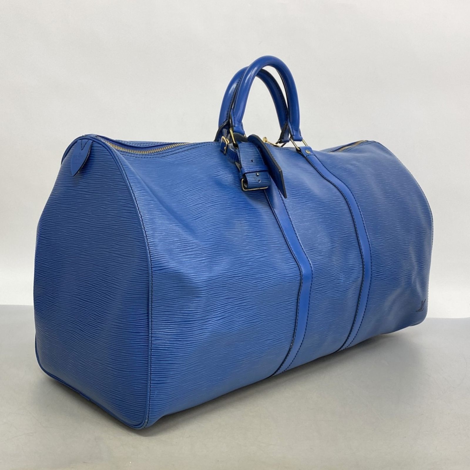 ルイ ヴィトン Louis Vuitton ルイ ヴィトン ボストンバッグ エピ キーポル55 M42955 トレドブルーメンズ レディース