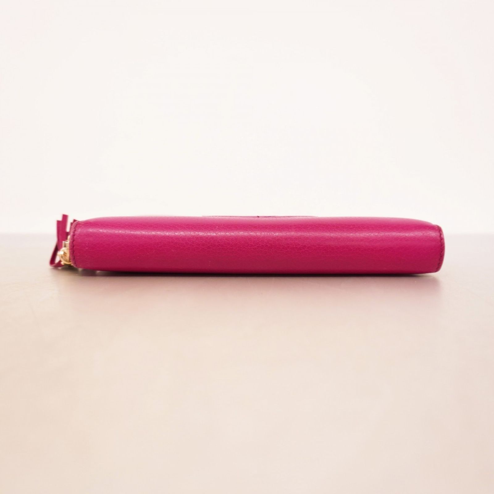 グッチ Gucci 長財布 ソーホー 308004 レザー ピンク シャンパンレディース