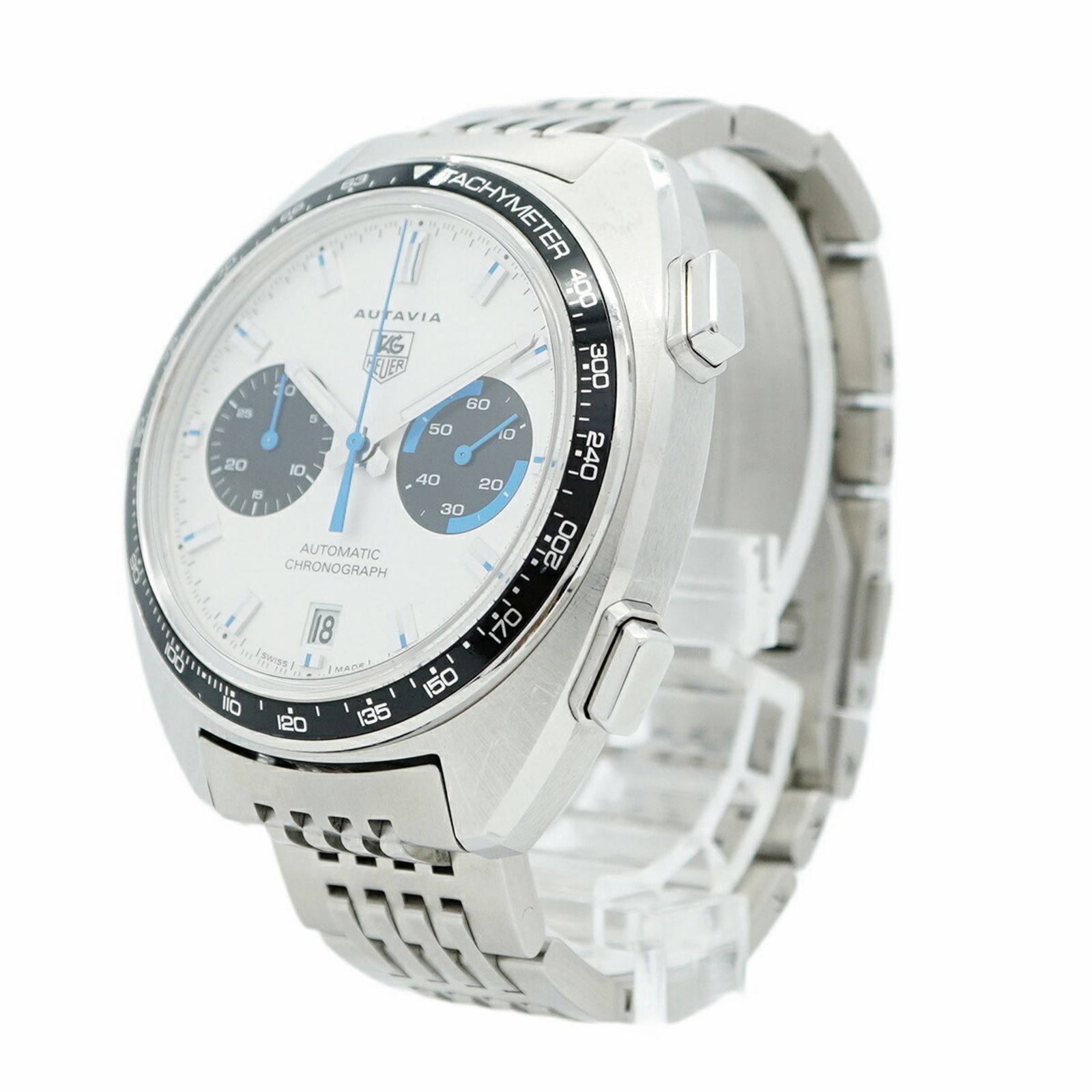 タグホイヤー オータヴィア CY2110 シルバー文字盤腕時計 メンズ