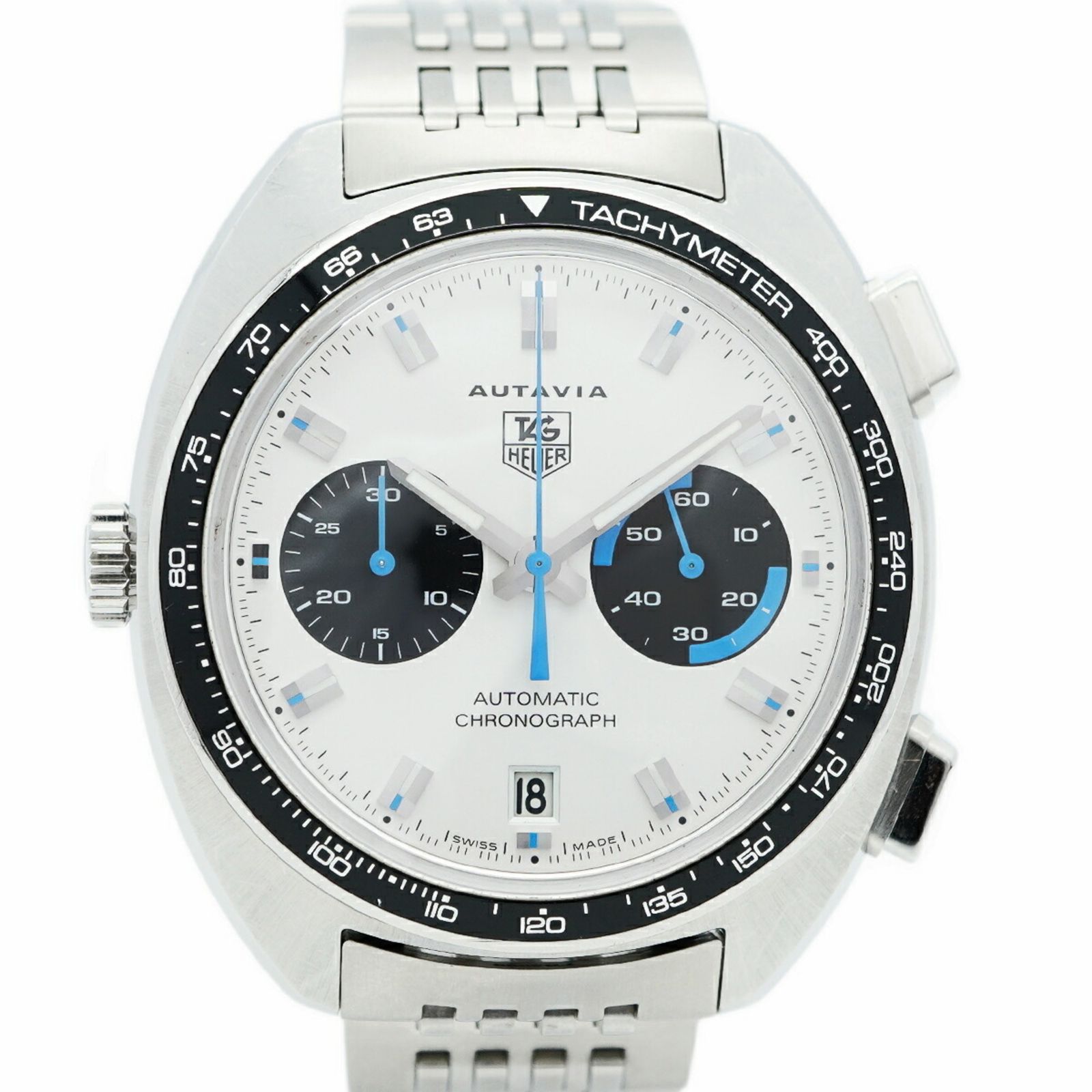 タグホイヤー オータヴィア CY2110 シルバー文字盤腕時計 メンズ