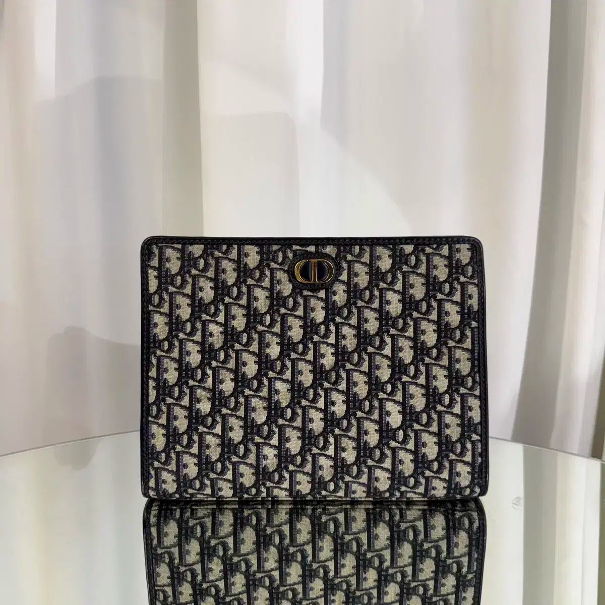 ディオール オブリーク Montaigne 30 クラッチバッグ