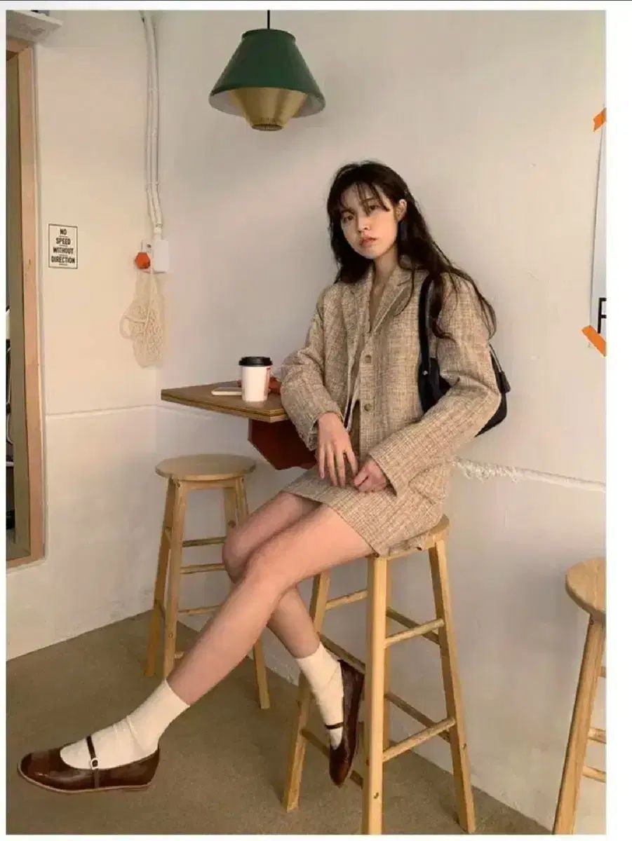 FROM BEGINNING チェック セットアップ ジャケット スカート