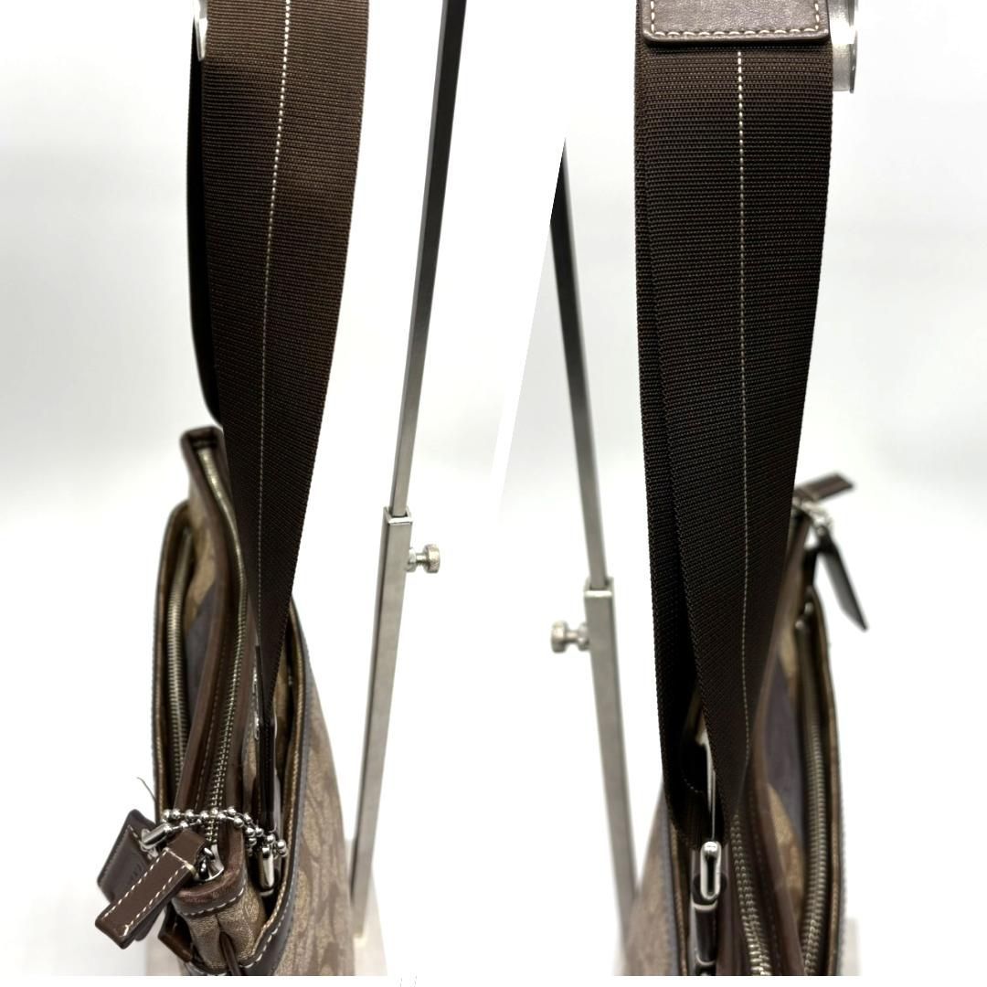 コーチ COACH F70444 シグネチャー ショルダーバッグ PVC レザー