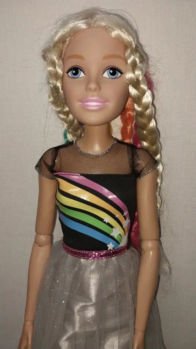 バービー人形 レインボードレス プレイ ドール