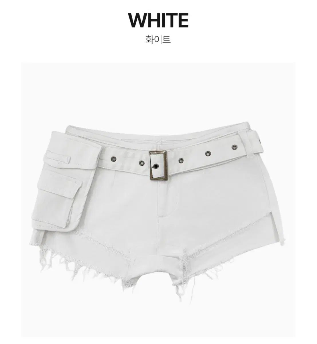 カインダミ ウェスタン カーゴ ベルト ショートパンツ